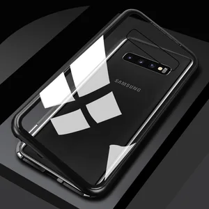 Magnetic Glass Phone Case Samsung Galaxy S8 S9 S10e S10 Plus