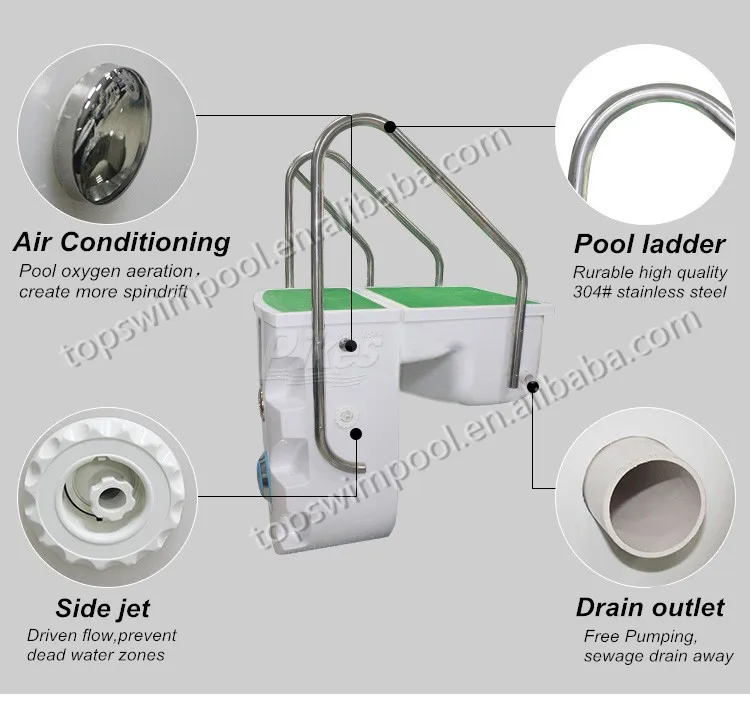 2018 Factory Portable Anti Acid Pipeless Wall Hung Swimming Pool