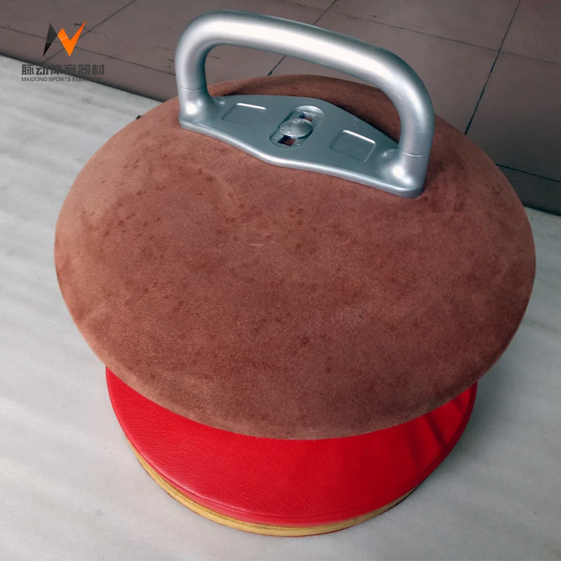 Leather Mushroom And Handle Pommel Horse Gymnastics Trainer Equipment