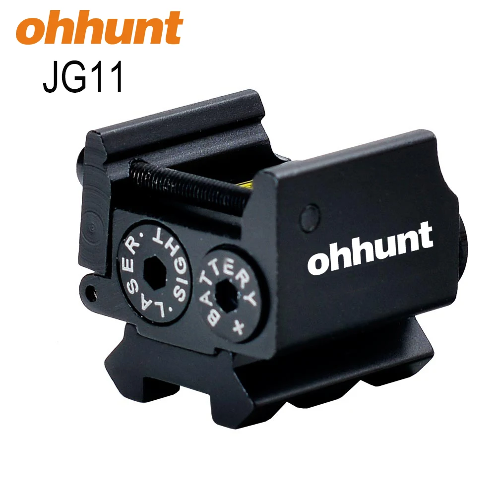 

Free Shipping Ohhunt Mini Adjustable Compact Red dot Tactical laser sight With Detachable Picatinny 20mm Rail, N/a