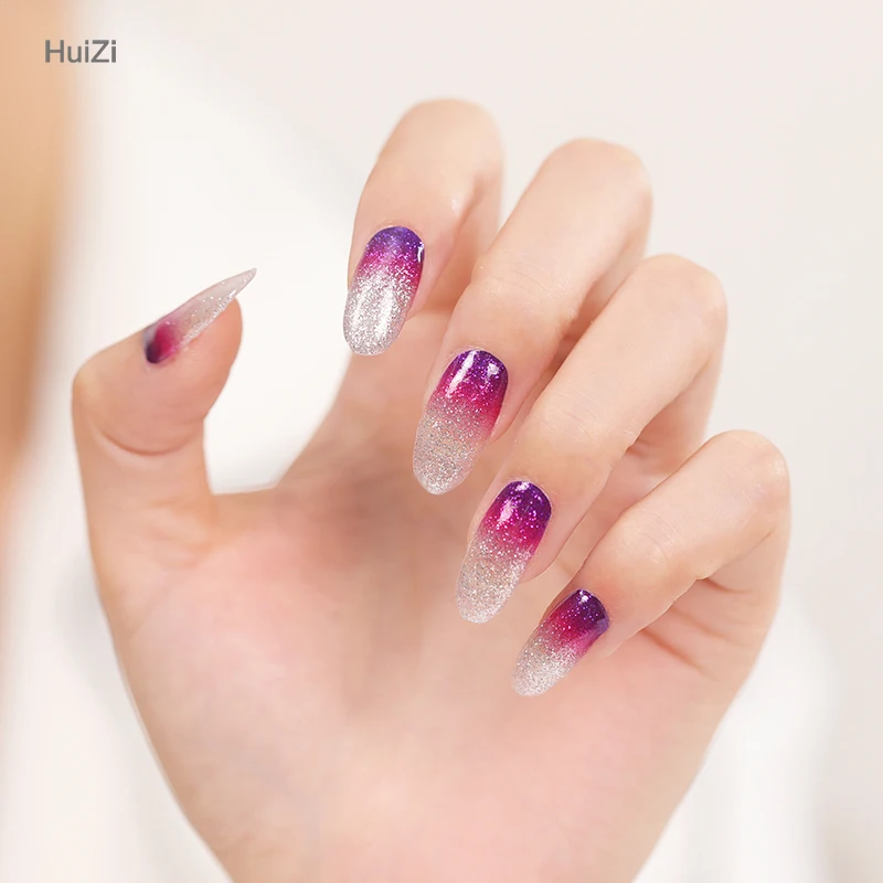 

Customized Nail Art Metallic Glitter Powder Gel Nail Polish Stickers Nail Supplies