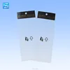 custom self adhesive header plastic bag with hanging hole/opp header printed plastic bag/opp bag wih hanging header