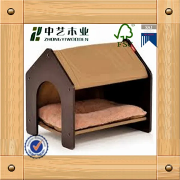 Mini Lucu Hamster Rumah Rumah Hewan Peliharaan Kayu Rumah Hewan