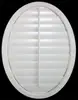 Round shape special shape wooden plantation shutters