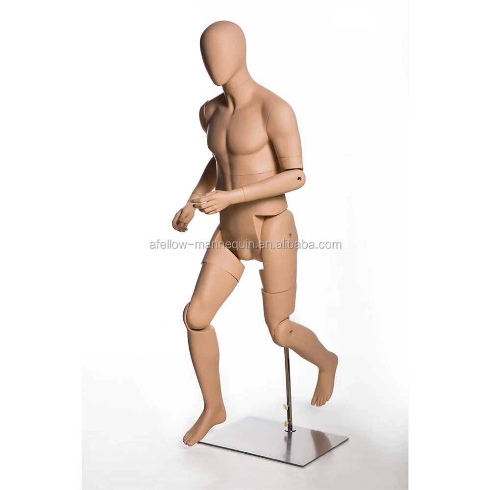 HM02-G Man adjustable mannequin joints flexible mannequin male robot mannequins doll