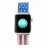 Factory US Flag Steel Bracelet iWatch Strap Apple Watch Band