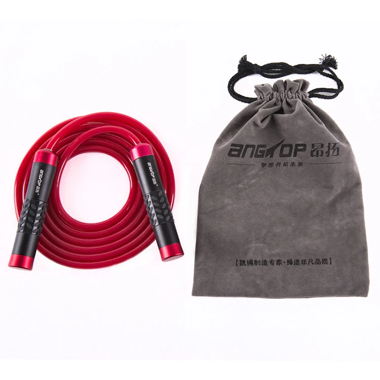 

Boxing MMA High Quality Anti-Slip Gym Adjustable Bearing Speed Weighted Jump Rope, As picture