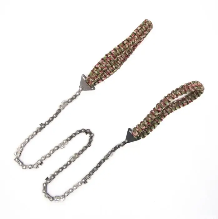 Pocket Chainsaw With Paracord Handle 24inch,Emergency Outdoor Survival