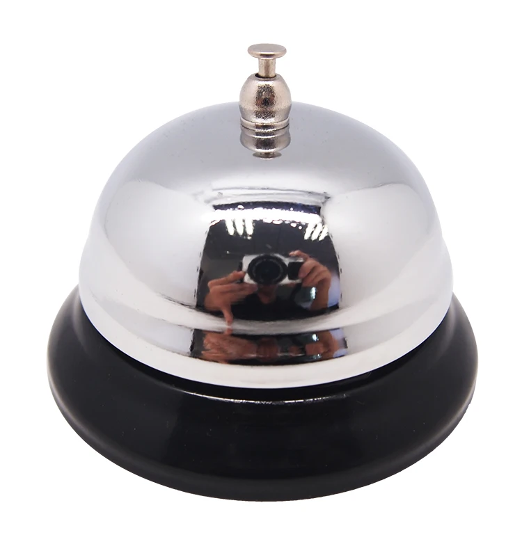 

Wholesale service hotel restaurant call bell desk bell customize logo color