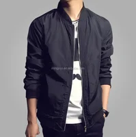 

Men Jackets Solid Fashion Casual Slim Stand Collar Outdoor Overcoat Thin jack wild men's jacket