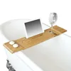 Bamboo Bath Caddy / Bath Caddy Tub Caddy / Bamboo Bathtub Tray