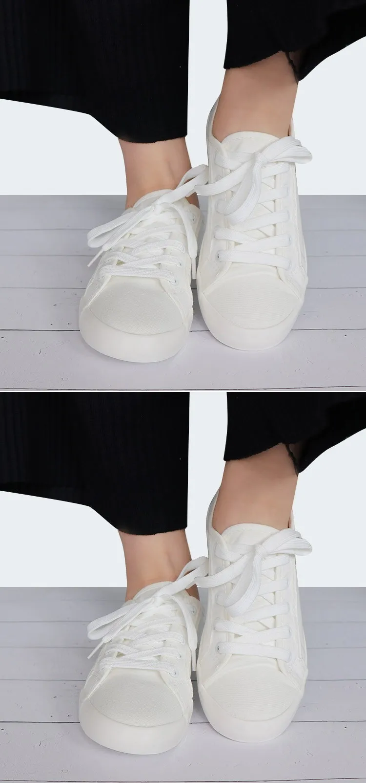 blank white canvas shoes
