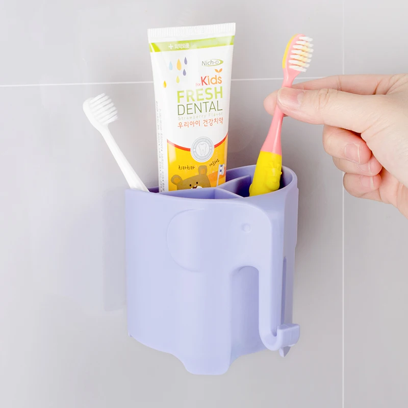 2017 New Arrival Bathroom Sets Cute Animal Design Wall Mounted Kids Toothbrush Holder Product On Alibaba Cute Animal Design Wall Mounted