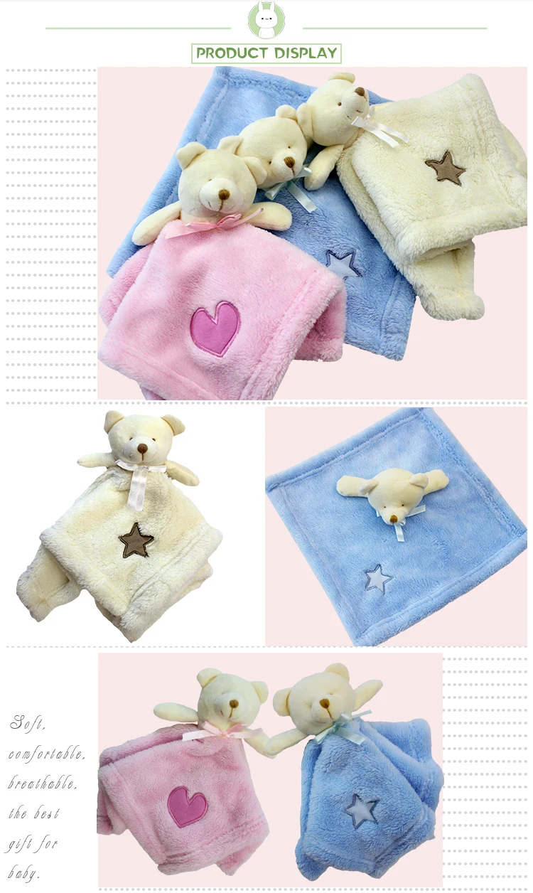 Newborn Appease Towel Toy  Baby Toddler Plush Soft Cotton Toy Sleep Appease SA 