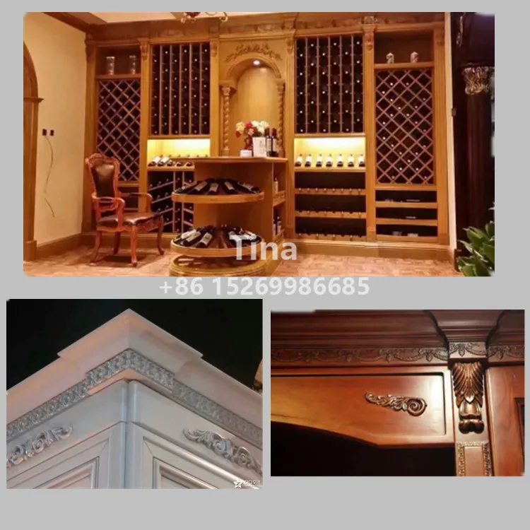 Decorative Carved Beech Wood Moulding