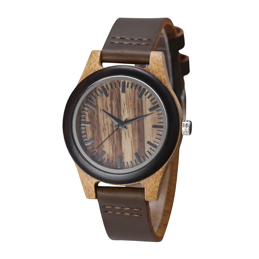 

Women's Analog Wood Watch High Quality Japan Movement Custom Logo, Bamboo