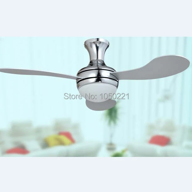 European Ceiling Fan Glass Wood Ceiling Fan With Lights Living Room Remote Control Pendant Light Ceiling Fan L1120mm H 345mm