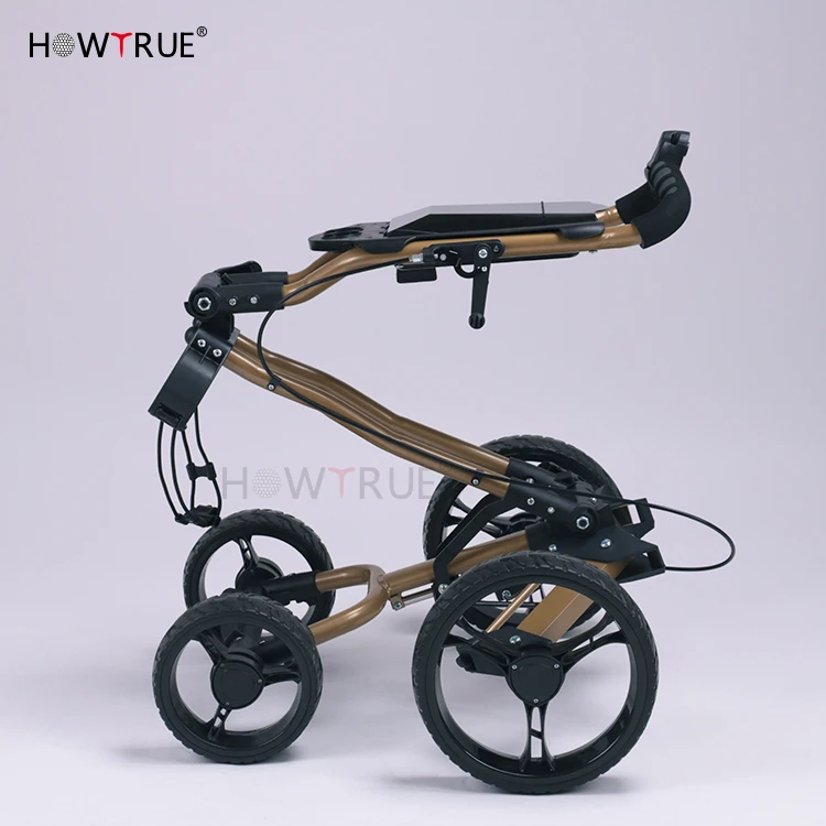 Foldable EVA Foam Tyre  Golf Push Cart For Sale