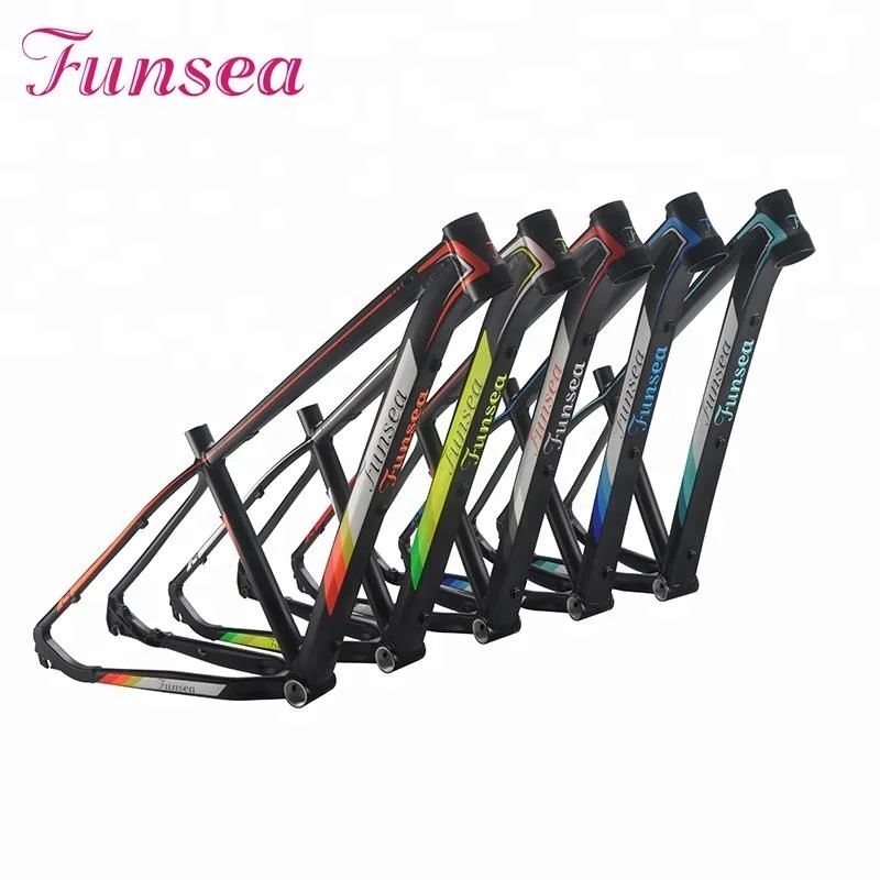 Funsea Original processing pipe materials painting/Decal alloy 6061# downhill mountain bike mtb frame bicycle frame