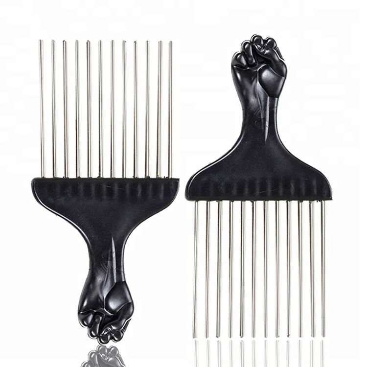 Buy Barber Metal Hair Styling Pik Afro Pick Hair Comb Buy Pik Afro