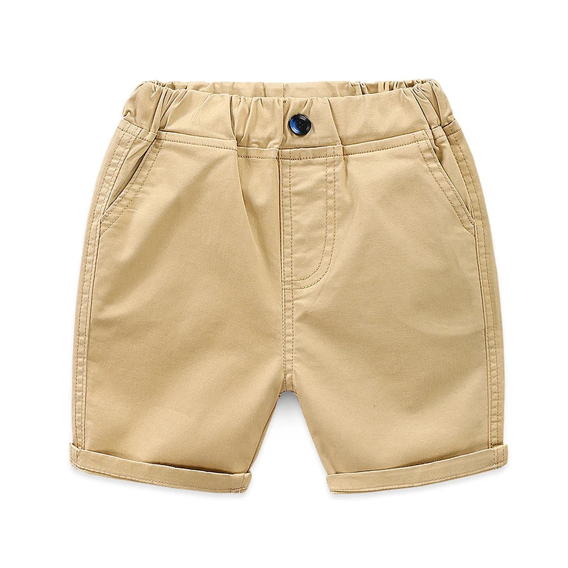 

Boys summer casual solid four color cotton shorts pants children clothing alkza268, Blue/ khaki/black/red