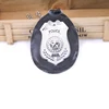 Dluxe Detective Badge on Chain Hanger Halloween Costume Belt Clip