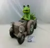 Creative Spring theme magnesia animal statue frog driving for outer garden decoration