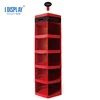 Custom Floor Stand Paper Advertising Display With LCD Touch Screen