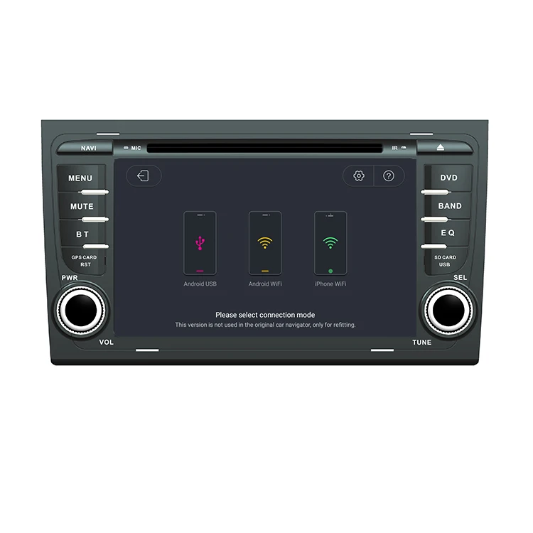 ZYCGOTEC Android 12 Car Radio Player For Audi A4 B8 S4 RS4 8E 8F B9 B7 B6 2din GPS Navigation DVD Stereo