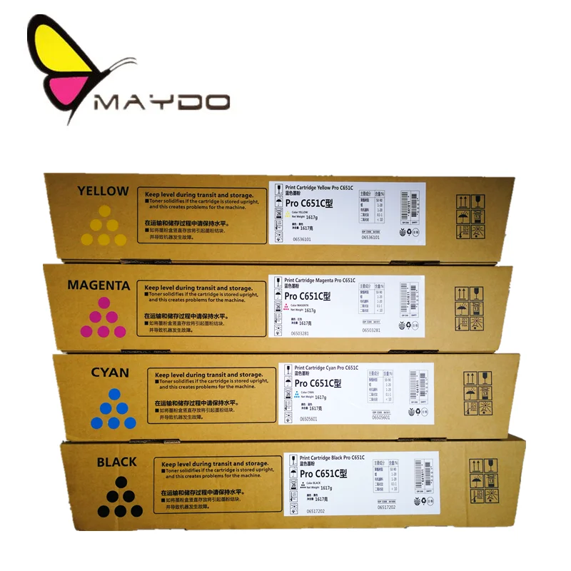 
Copier color toners cartridge for Compatible Ricoh Pro 651 751 c651 c751 c651ex c751 