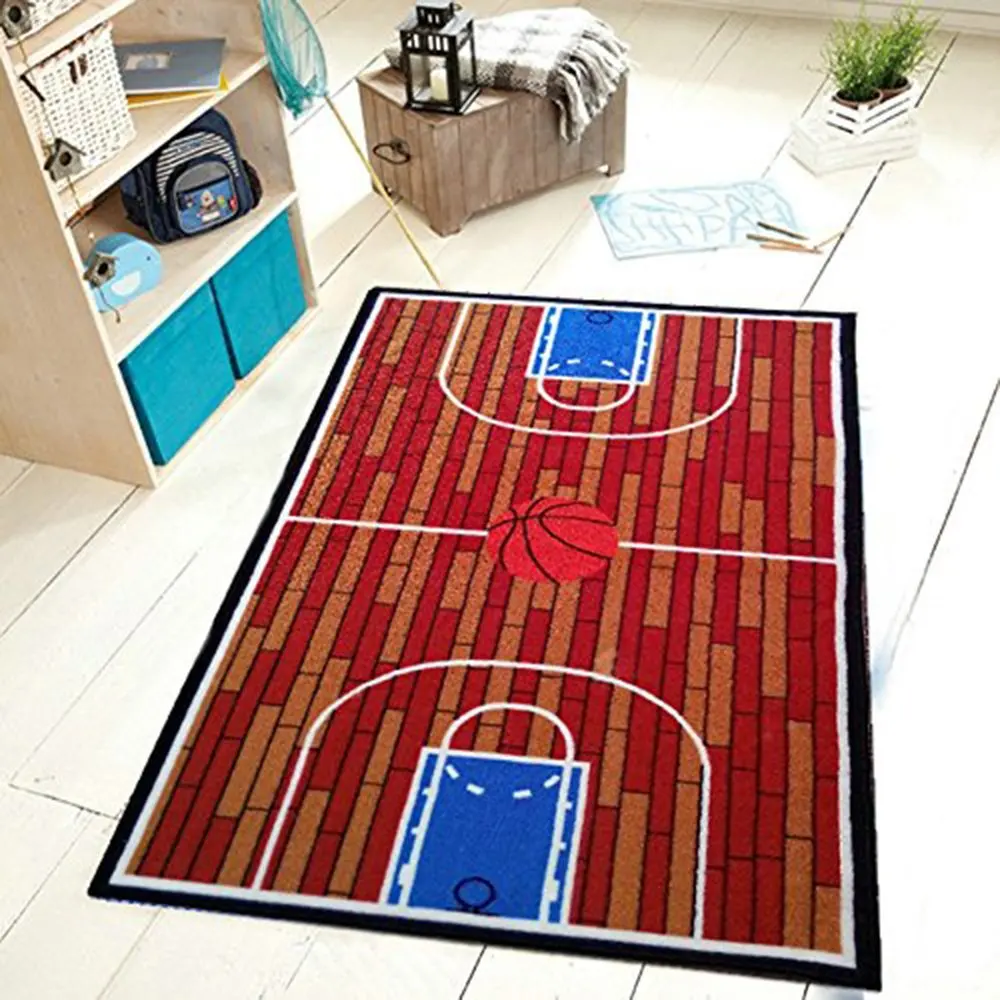 Furnish my Place basketball court Kids Rug