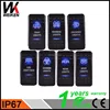 WEIKEN Led Waterproof Marine Boat Car Push Button Rocker Switch