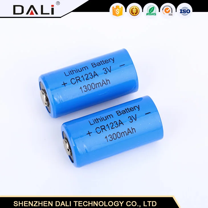 3.0V 1300ma alarm alkaline CR123A battery