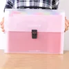 Student 13 pocket handle document file bag rainbow index divider expanding file
