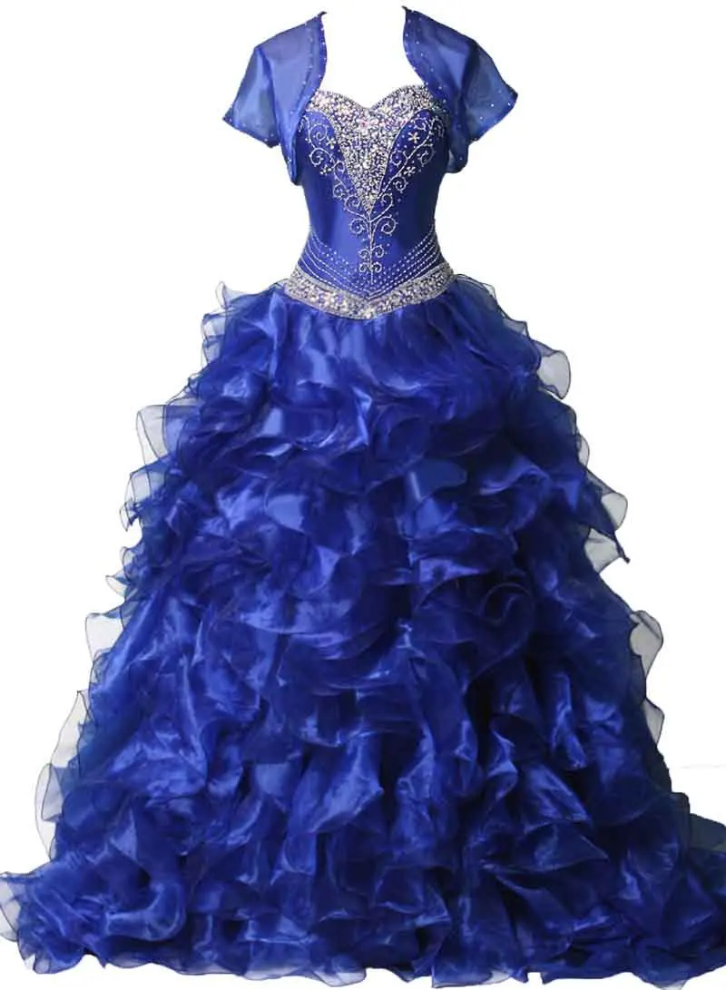 vestidos de quinceanera royal blue