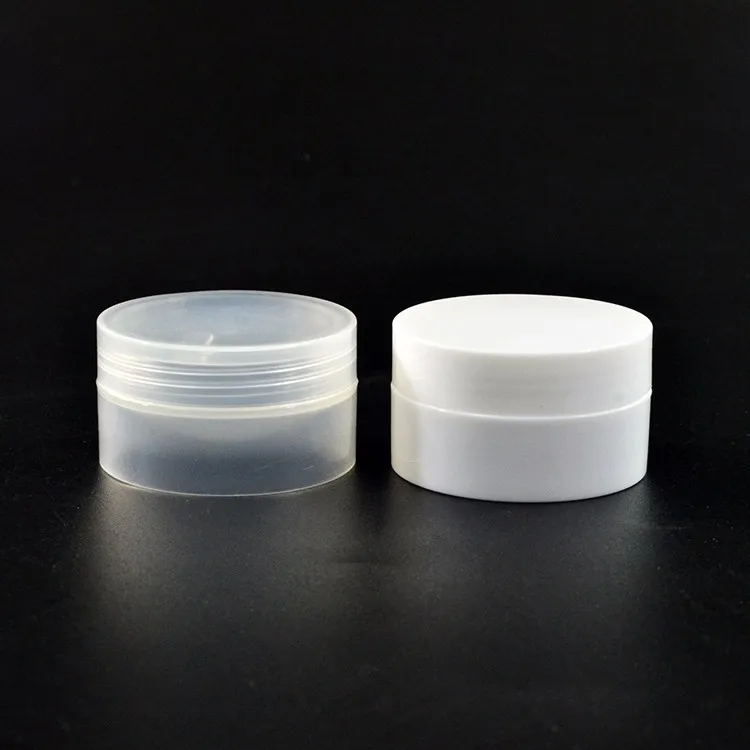 Skin Care Cosmetic Containers 3g 5g 10g 30g 50g 100g White Clear Round ...