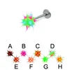 Wholesale Charming Soft Spike silicone lip labret ring with Koosh Balls body piercing jewelry