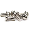 Inch size stainless steel M4M5M6M8 pan head crossed sems screw machine screw