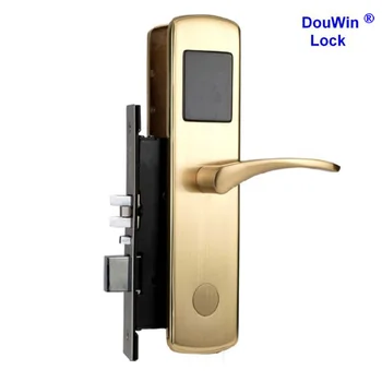 Electronic Key Card Door Lock Software Manage Hotel Door Lock