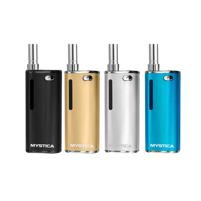 

Cheap Price 650mAh Preheat Battery Mystica 2 in 1 CBD Vape Pen Kit, Black/gold/silver/blue/grey