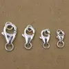 JF1025 Silver Lobster Clasps Claw Clasp 925 sterling silver Jewelry Findings