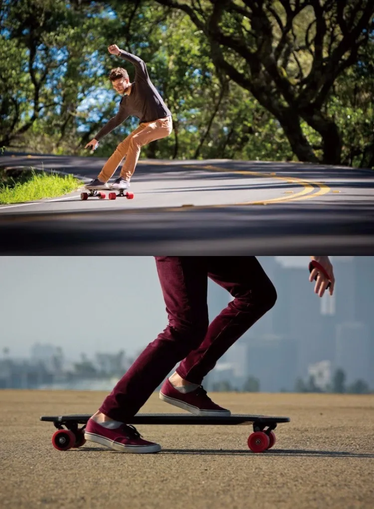 Popular 350w Power Boosted 4 Wheel Electric Skateboard Buy Electric
