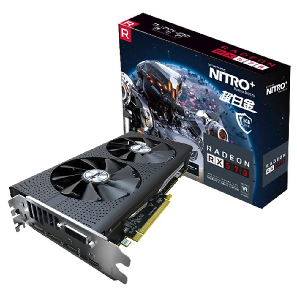 Graphics Cards Sapphire Amd Radeon 8gb Rx 570 Gpu Video Card - Buy ...