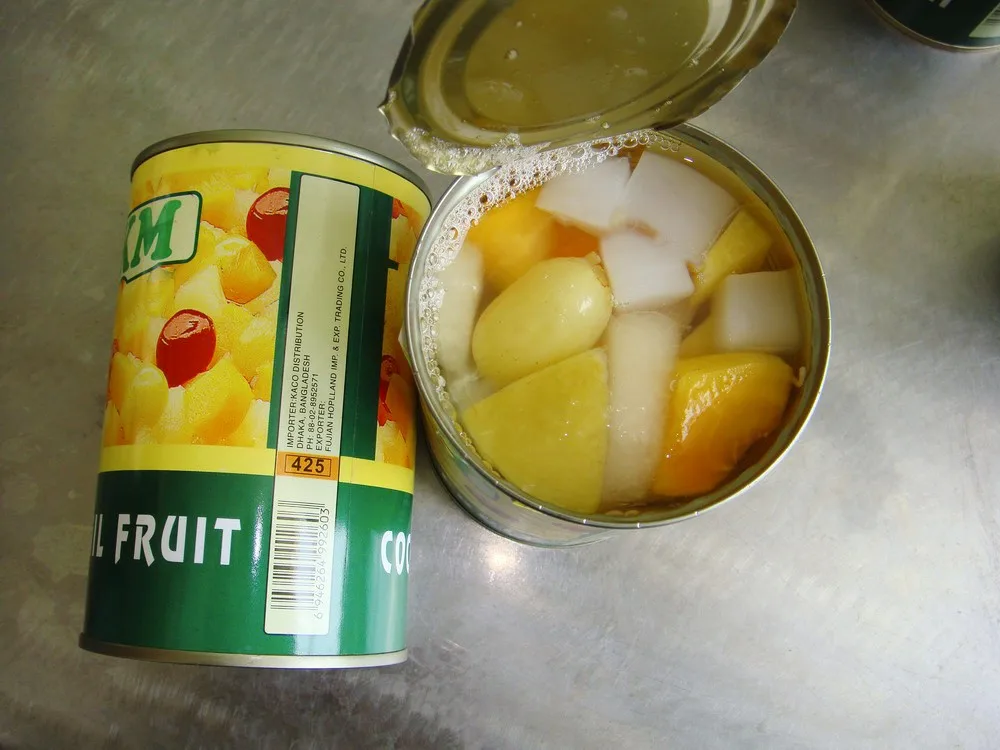 Canned Cocktail Fruits In Light Syrup,Peach/pear/pineapple/grape/cherry
