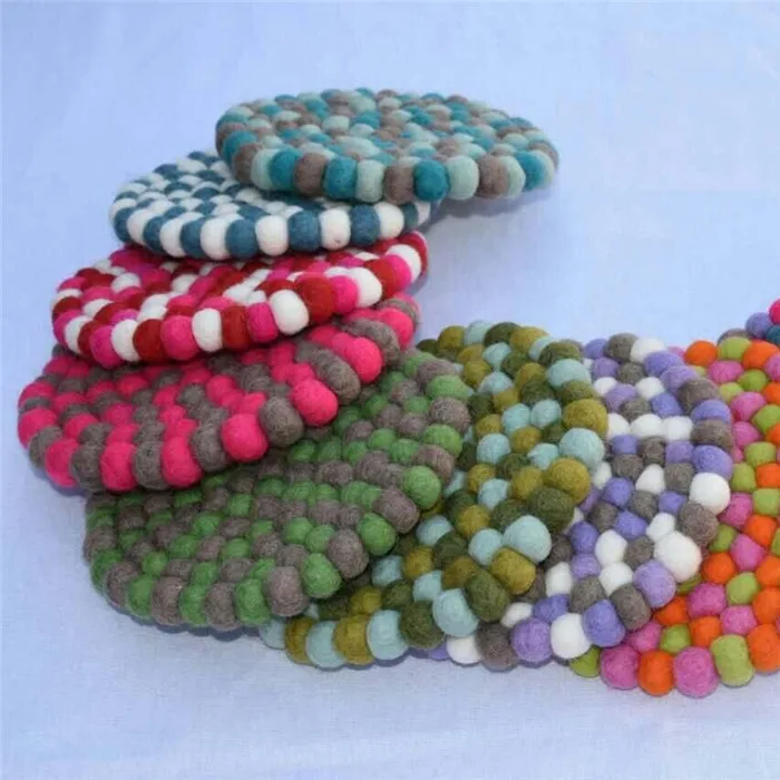 100 Nepal Wool Handmade Wool Felt Balls For Christmas Decoration Buy Wool Felt Balls,Nepal