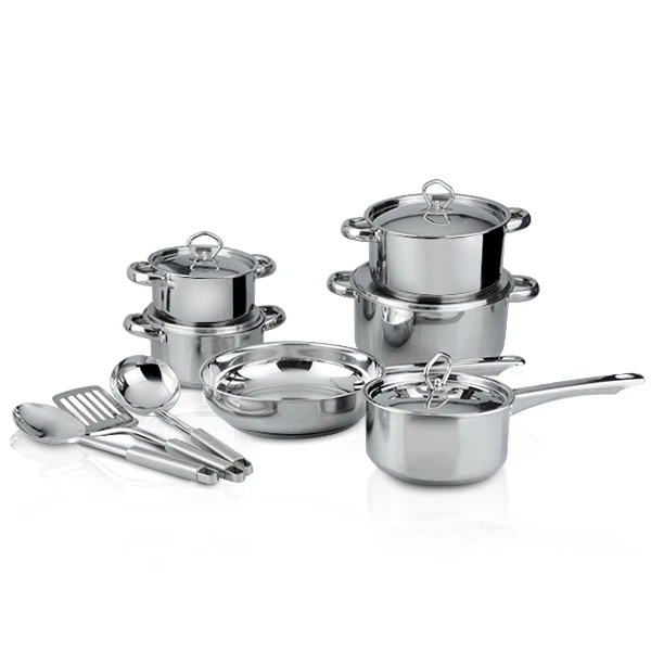 German Brands Kitchenware Pans Stainless Steel Cookware Sets Cookware
