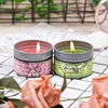 Wax Vanilla Jasmine Lavender Rose Scented Candles Use for AromatherapyTravel Tins Mothers Day Gift