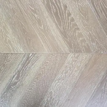 Fudeli Best Quality Grey Color Chevron Parquet Engineered Wooden