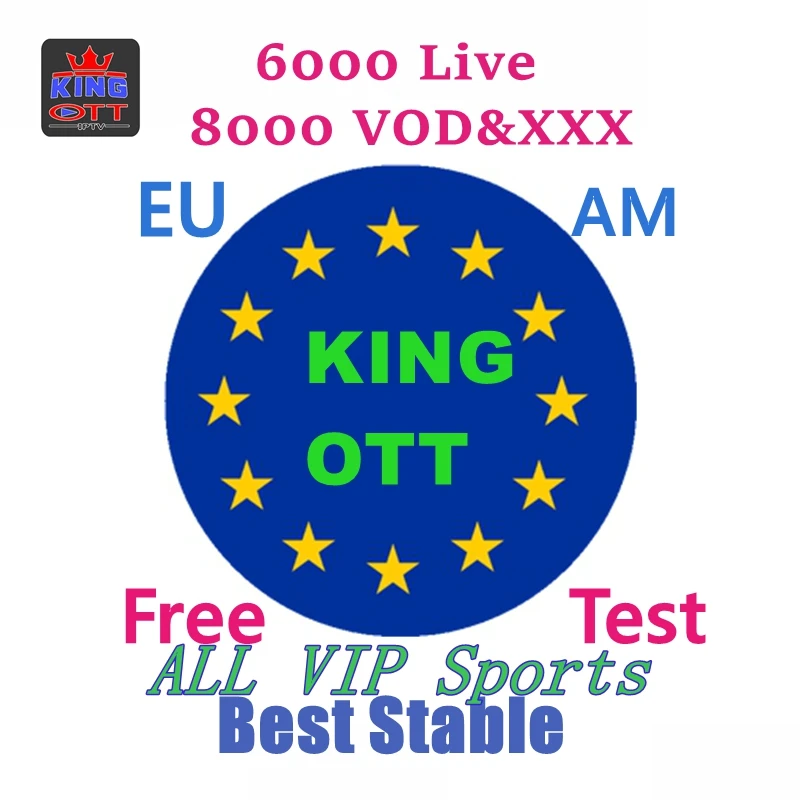 King ott iptv Admin reseller panel 6000+ channels 8000 VOD USA iptv albanian iptv europa albnia free code x x x