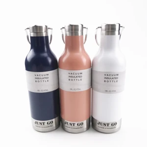 Image of 500ml/17oz Thermoses Vacuum Insulated Stainless Steel flask water thermos with handle fashionable gift promotion BPA free OEM
